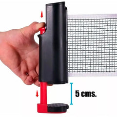 Instant Table Tennis Kit Ping Pong Set Retractable Net Rack + 2 Bats + 3 Balls_9