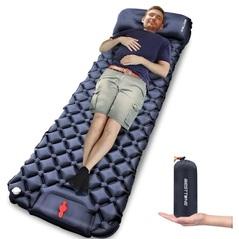 Ultralight Inflatable Camping Mattress with Built-in Pump_0