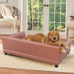 Waterproof Sofa Dog Bed Cat Couch Chair Pet Bed with Removable Cushion_3