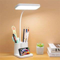 USB LED Table Lamp 3 Colors Reading Lamp Night Light_1