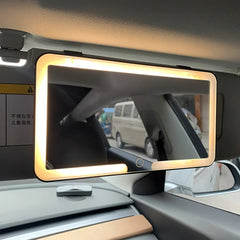 Car Interior Mirrors Sun Visor Plate LED HD Makeup Mirror_1