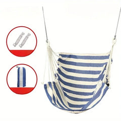 Outdoor Hammock Chair Canvas Swing Chair No Pillow Or Cushion Hammock_4