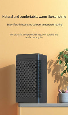 New Electric Heater, Remote Control Touch Screen, Electric Heater, Household Desk Type Shaking Head Heater, PTC Heater