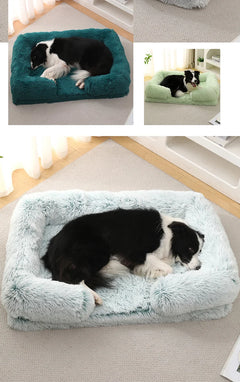 Orthopaedic Memory Foam Dog Bed Wooden  Fcam Cooling Camas De Perros Plush Pp Cotton