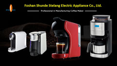 Foshan Home Appliances Cafe Machine Expresso Coffee 3 in 1 Machine Coffee Machine Maker with Milk Dispenser