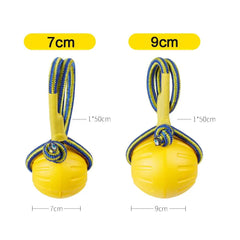 7/9cm Indestructible Solid Rubber Ball Pet Dog Training Chew Play Fetch Bite Toy Dog Toys For Small Medium Large Dog Interactive