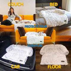 Orthopaedic Memory Foam Dog Bed Wooden  Fcam Cooling Camas De Perros Plush Pp Cotton