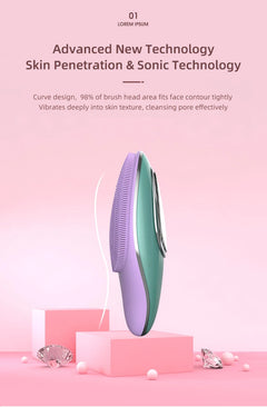 Best Selling Products for tiktok 2023 Beauty Facial Cleansing Brush 6 in 1 Led Device Face