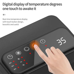 New Electric Heater, Remote Control Touch Screen, Electric Heater, Household Desk Type Shaking Head Heater, PTC Heater