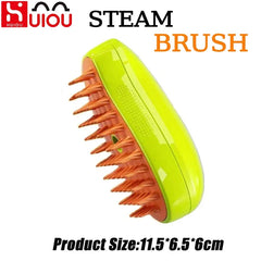 Rechargeable Steam Cat Grooming Brush Steamy To Remove Loose Hair 3 in1 Electric Self Cleaning Spray Dog Brush Massage Pet Combs