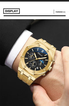 CHENXI 948 Watch Luxury Sports Quartz Mens Watches Stainless Steel Wristwatches Waterproof Chronograph Man Relogio Masculino