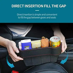 2 Pack Leather Car Seat Gap Storage Box Cup Multifunctional Pocket Catcher Organizer Phone Bottle Cups Holder Car Accessories