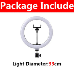 LED Ring Light Dimmable Selfie Ring Light USB ring lamp Photography Light with Phone Holder for Makeup Tiktok Video Live Lamps