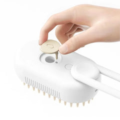 Rechargeable Steam Cat Grooming Brush Steamy To Remove Loose Hair 3 in1 Electric Self Cleaning Spray Dog Brush Massage Pet Combs