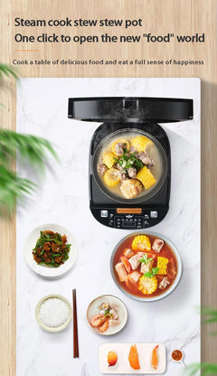 5L Household Rice Cooker Intelligent Appointment Timing Heating Rice Cooker High-fire Fast Cooking Multi-function Rice Cooker