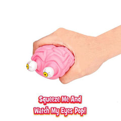 Flippy Brain Eye Popping Squeeze Fidget Toys Cool Stuff Prank Gadgets Stress Relief Sensory ADHD Autism Gags Toy