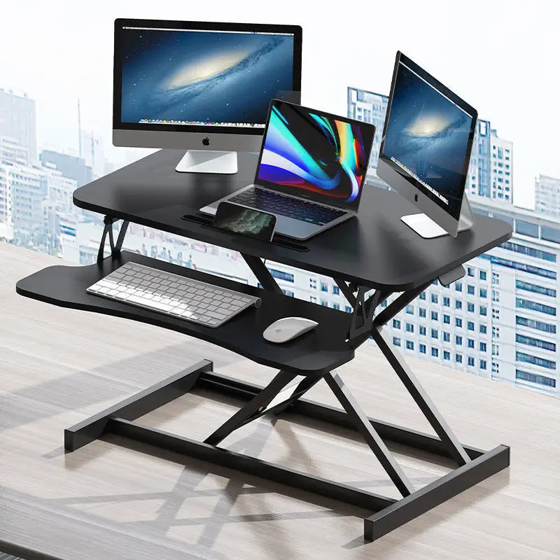 Home Mobile Computer Lift Table Folding Computer Desk Study Table Height Adjustable Standing Workbench Simple Table