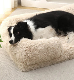 Orthopaedic Memory Foam Dog Bed Wooden  Fcam Cooling Camas De Perros Plush Pp Cotton