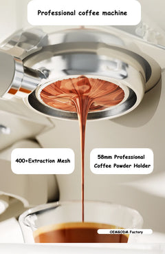 Foshan Home Appliances Cafe Machine Expresso Coffee 3 in 1 Machine Coffee Machine Maker with Milk Dispenser