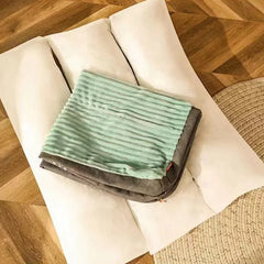 Large Dog Bed Soft Thicken Corduroy Pet Sleeping Mat Non-slip Oversize Pet Kennel Detachable Cats Dogs Sofa Pet Supplies